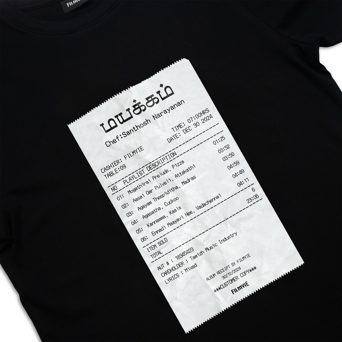 SaNa's Album Receipt - Tee